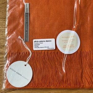 Alicia Adams Alpaca 🔥Luxurious 🔥Shawl Scarf Orange